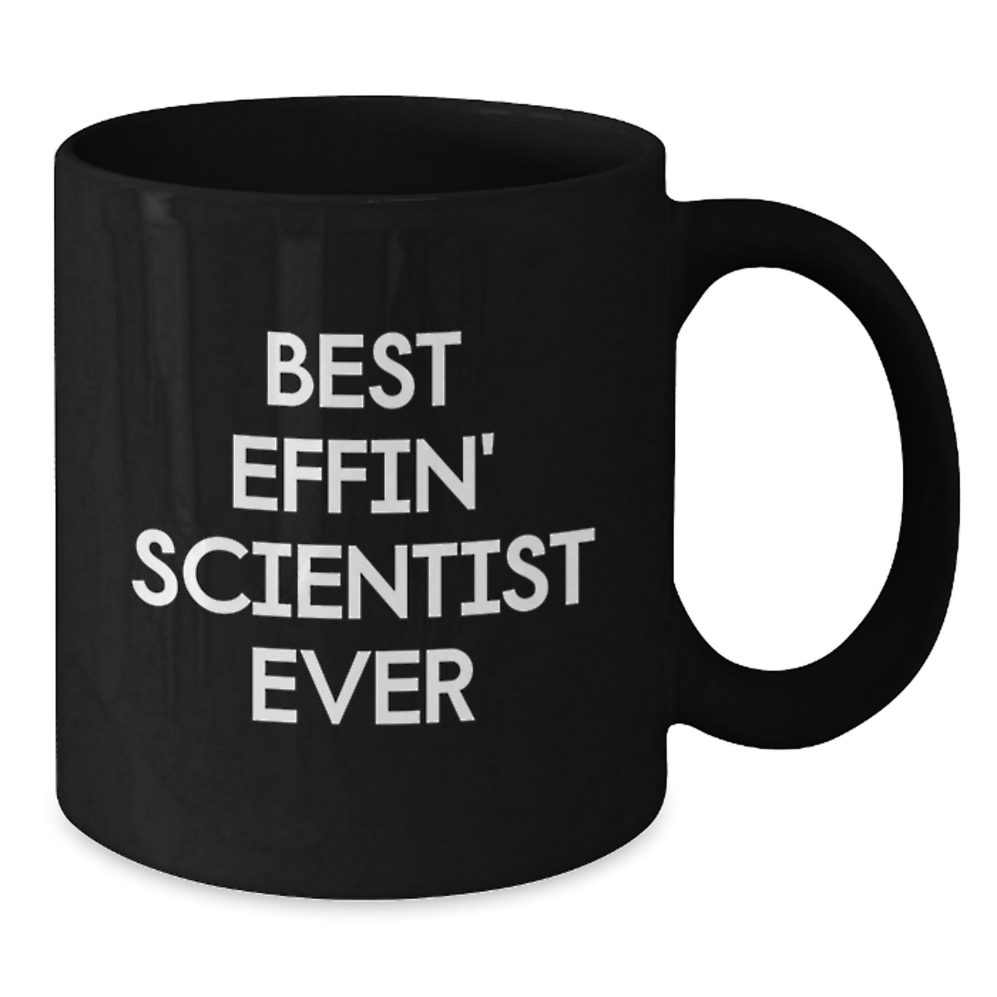 Funny Scientist Gifts - Black Coffee Mug 'Best Effin' Scientist Ever' Christmas Unique - Additional