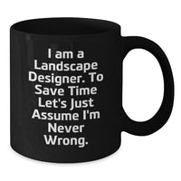 Load image into Gallery viewer, Gifts from Friends for Landscape Designers - Funny Black Coffee Mug - Christmas Unique Gifts - Additional
