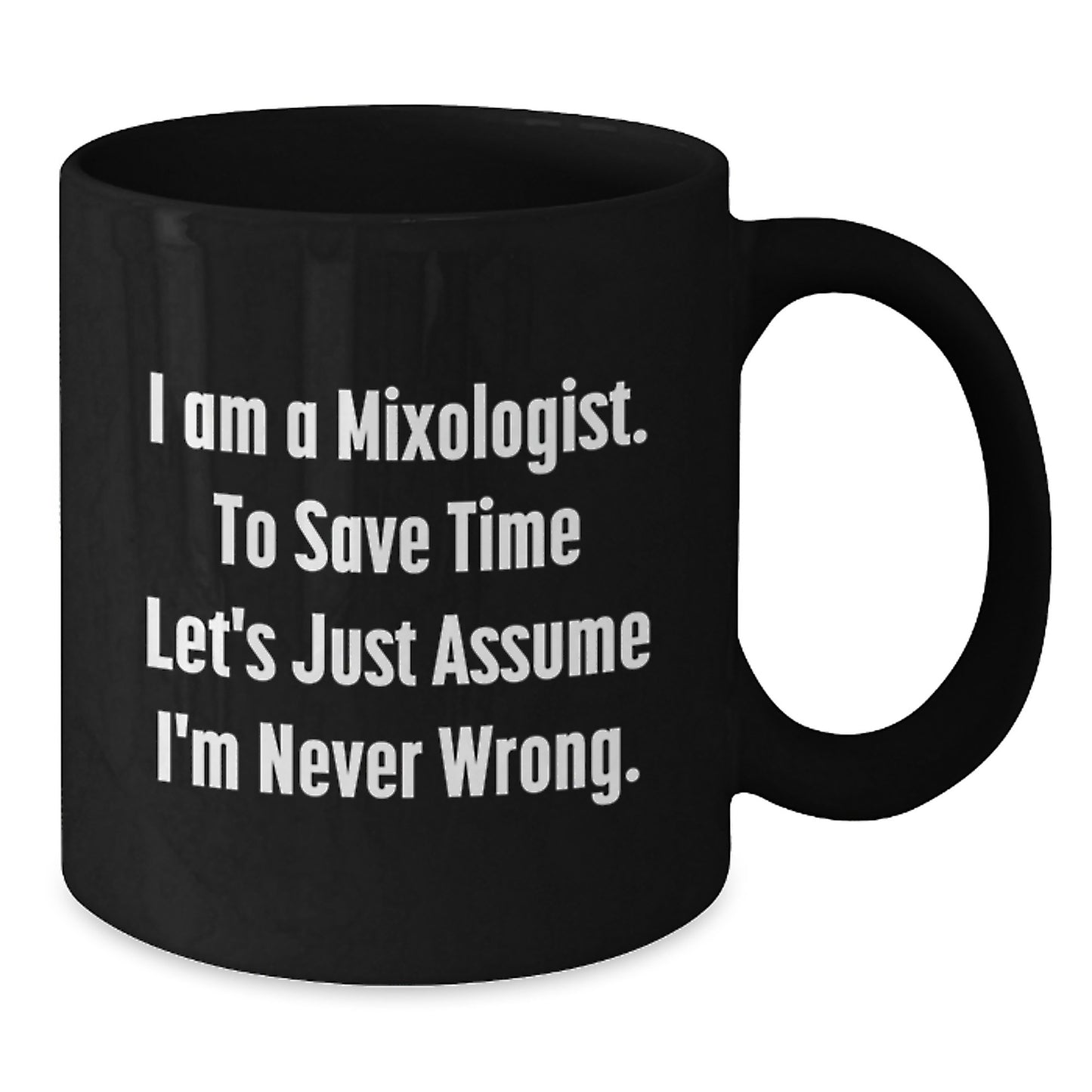Funny Mixologist Gifts for Him or Her, Unique Black Coffee Mug from Friends, Christmas Unique Ideas for Men or Women - Additional