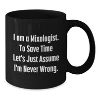 Load image into Gallery viewer, Funny Mixologist Gifts for Him or Her, Unique Black Coffee Mug from Friends, Christmas Unique Ideas for Men or Women - Additional
