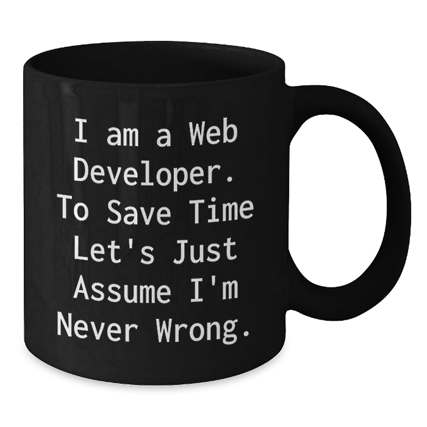Funny Web Developer Gifts from Men, Unique Black Coffee Mugs for Web Developer Friends, Valentine's Unique Gifts for Web Developer Coworkers - Additional