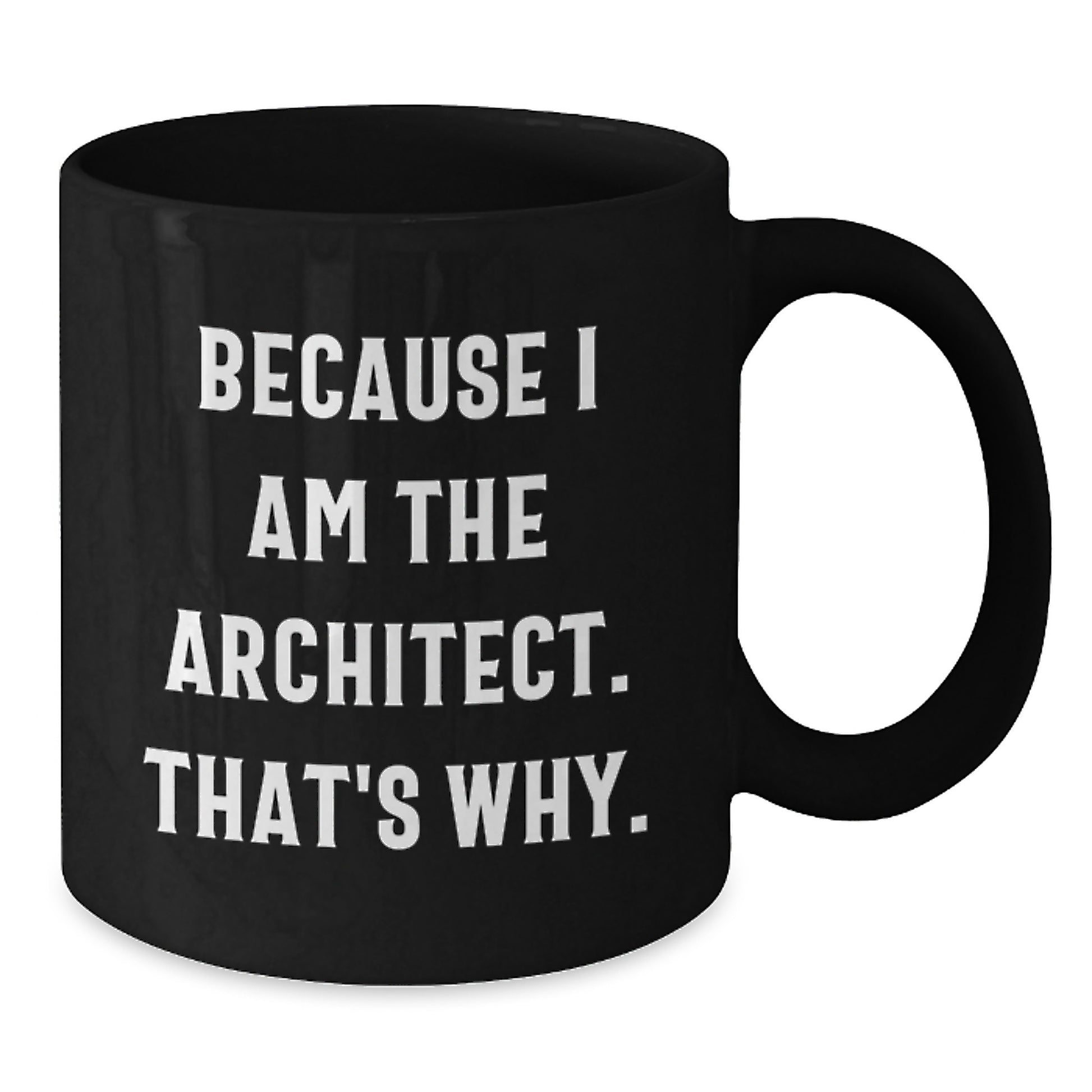 Funny Architect Black Coffee Mugs Birthday Unique Gifts from Friends for Men - Additional
