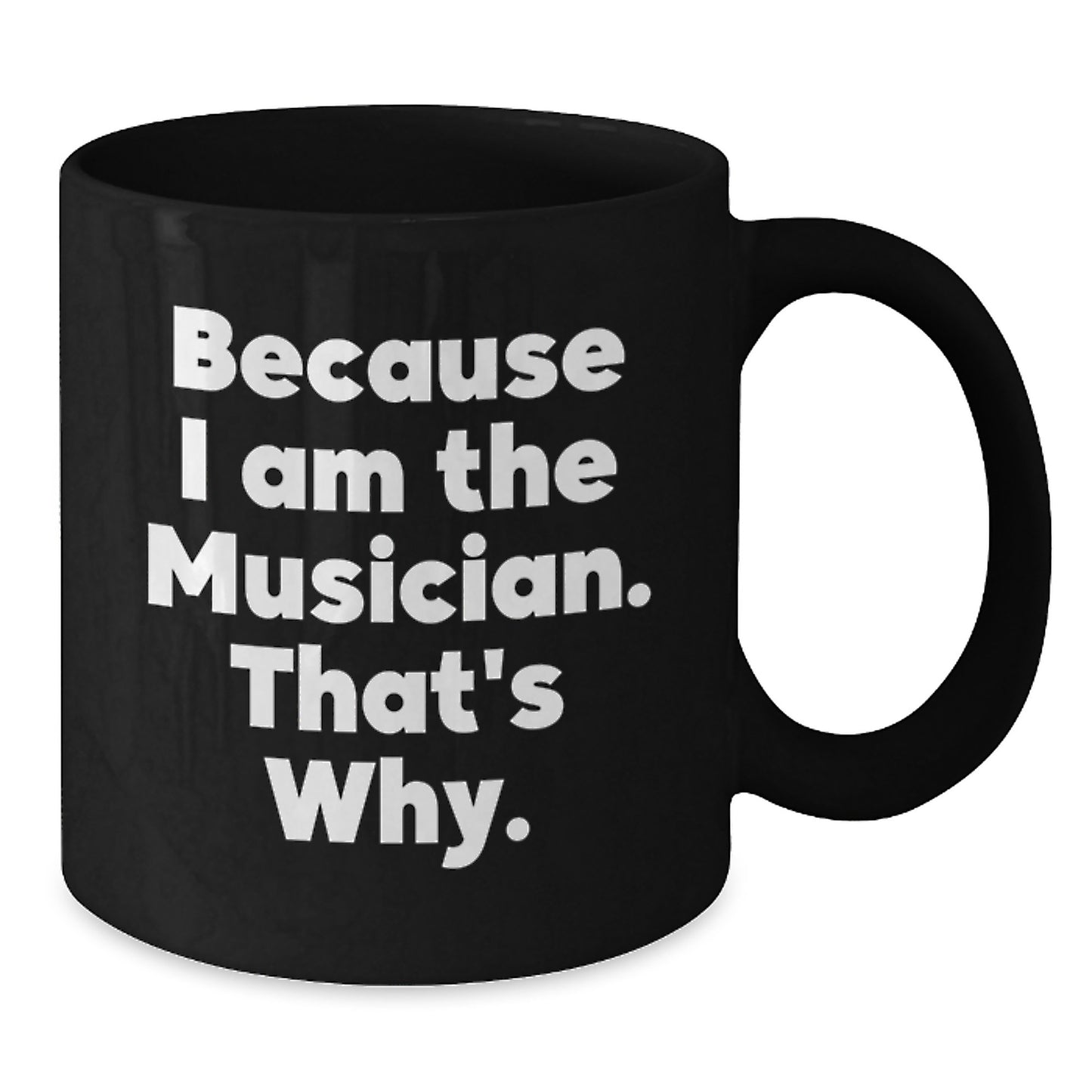 Funny Black Coffee Mugs for Musicians, Gifts from Friends to Musician Birthday Unique Presents - Additional