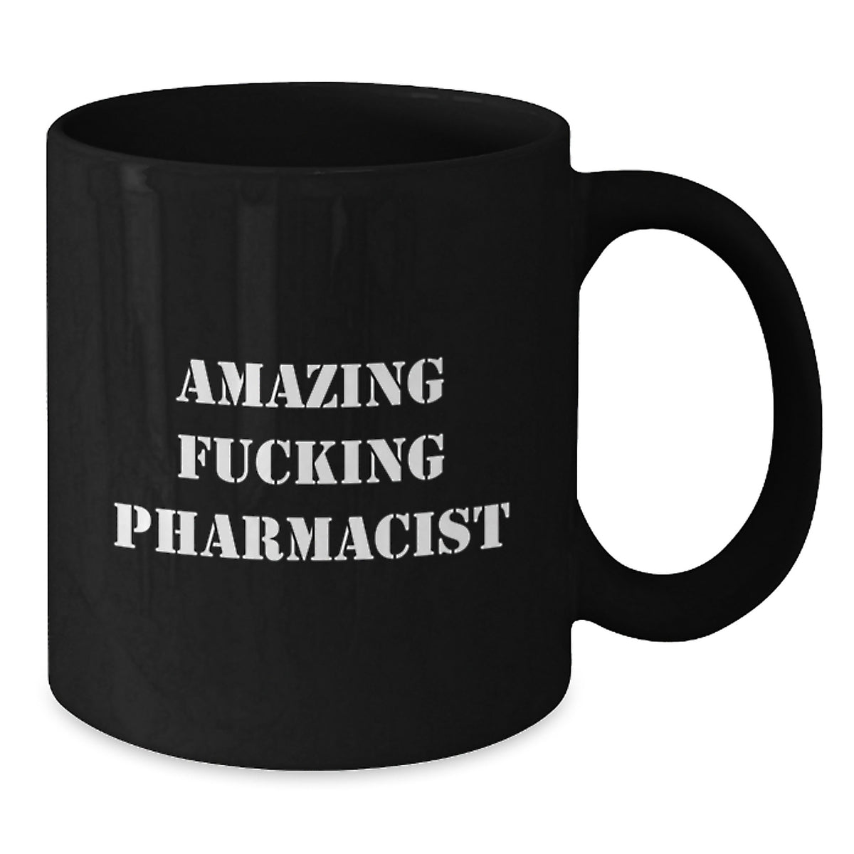 Funny Pharmacist Gifts from Friends for Valentine's Black Coffee Mugs with Amazing F--king Pharmacist Quote, Perfect for Coworkers or Family, Unique Valentine's Unique Gifts for Men - Additional