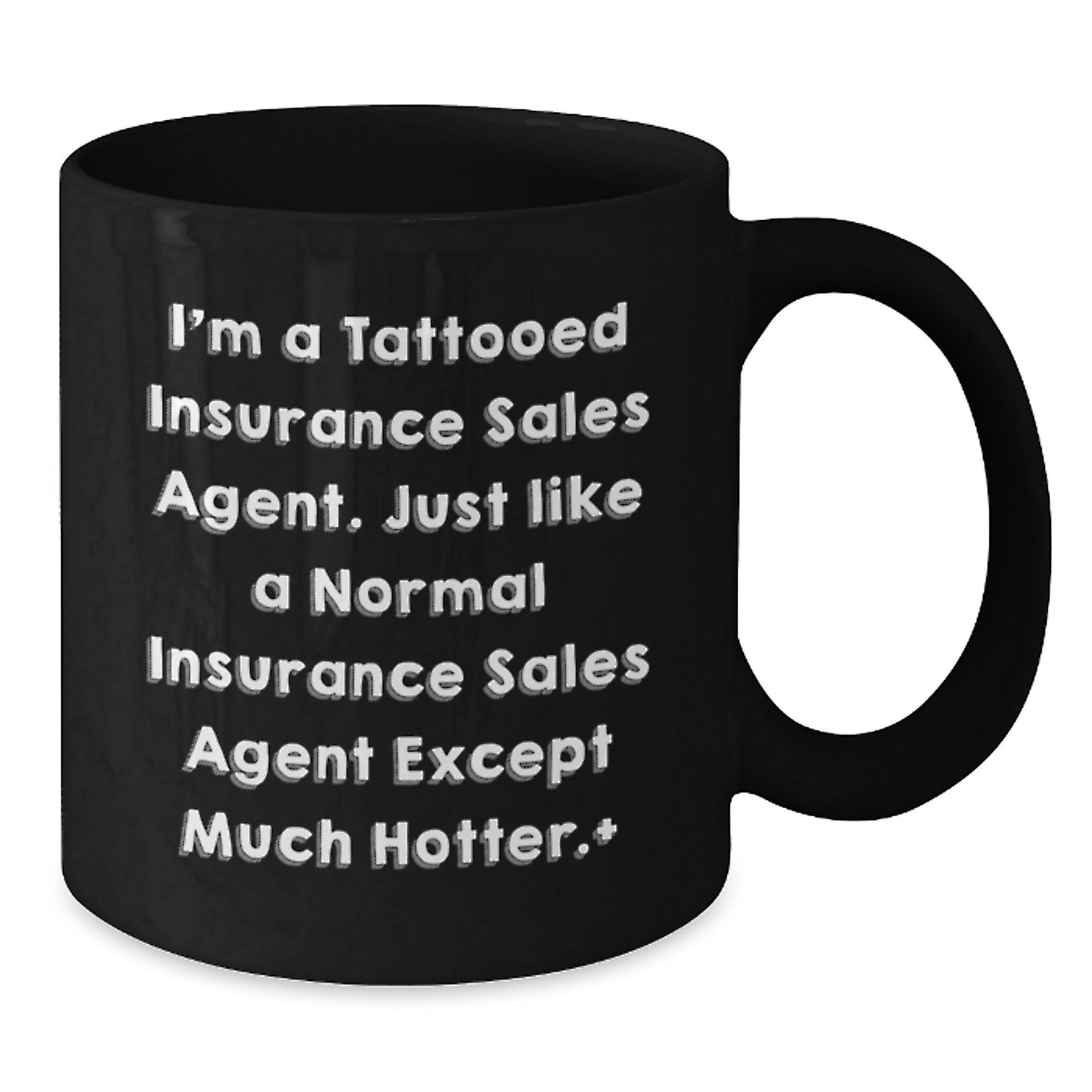Funny Insurance Sales Agent Gifts, Unique Black Coffee Mugs for Insurance Sales Agent Lovers, Mother's Day Unique Gifts from Friends & Family - Additional