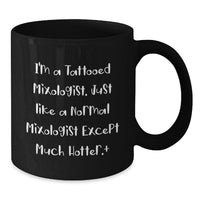 Load image into Gallery viewer, Funny Mixologist Gifts, Valentine's Unique Gifts from Men to Mixologist Friends, Black Coffee Mug - Additional
