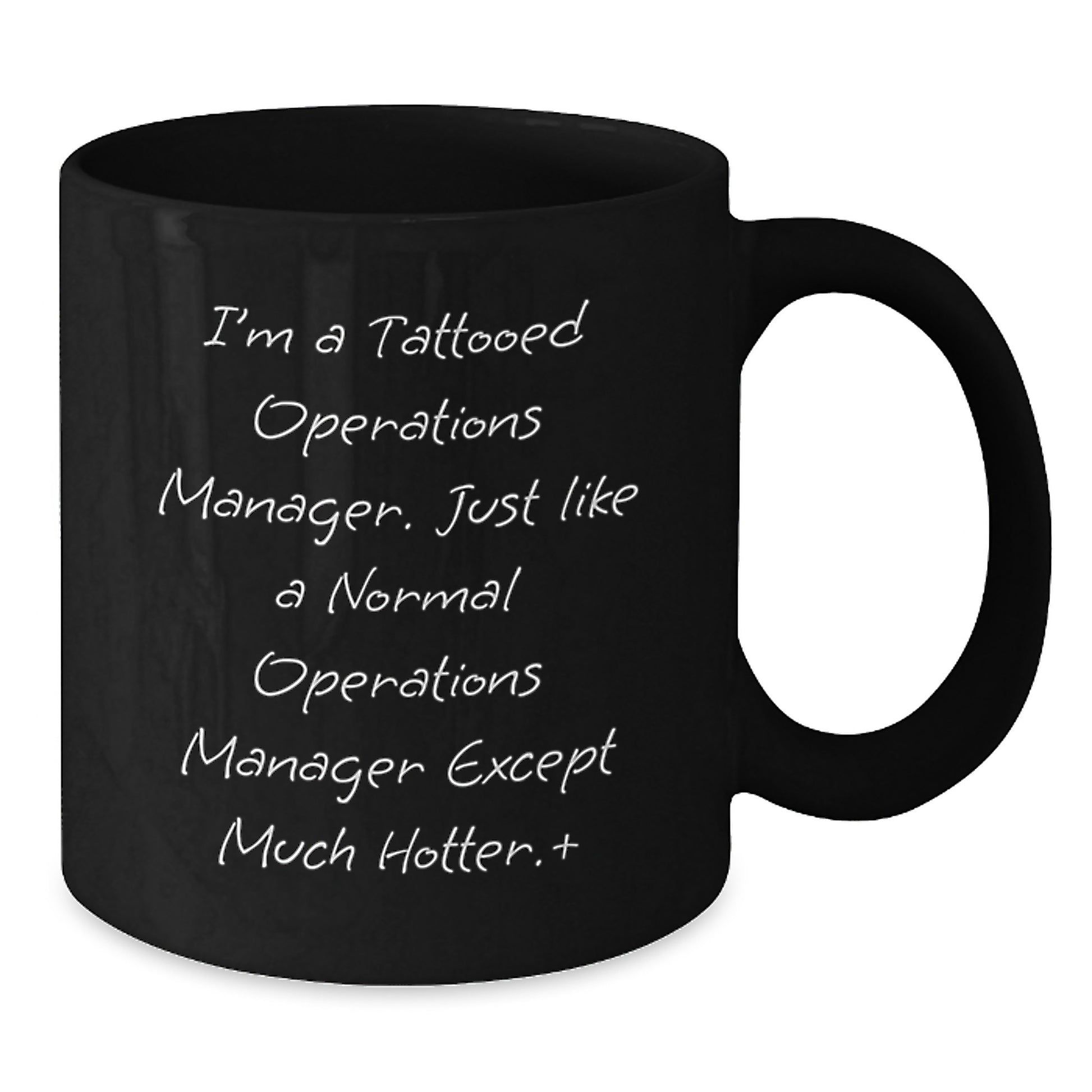 Funny Operations Manager Gifts for Men, Black Coffee Mugs with Quote - Birthday Unique Gifts from Friends - Additional