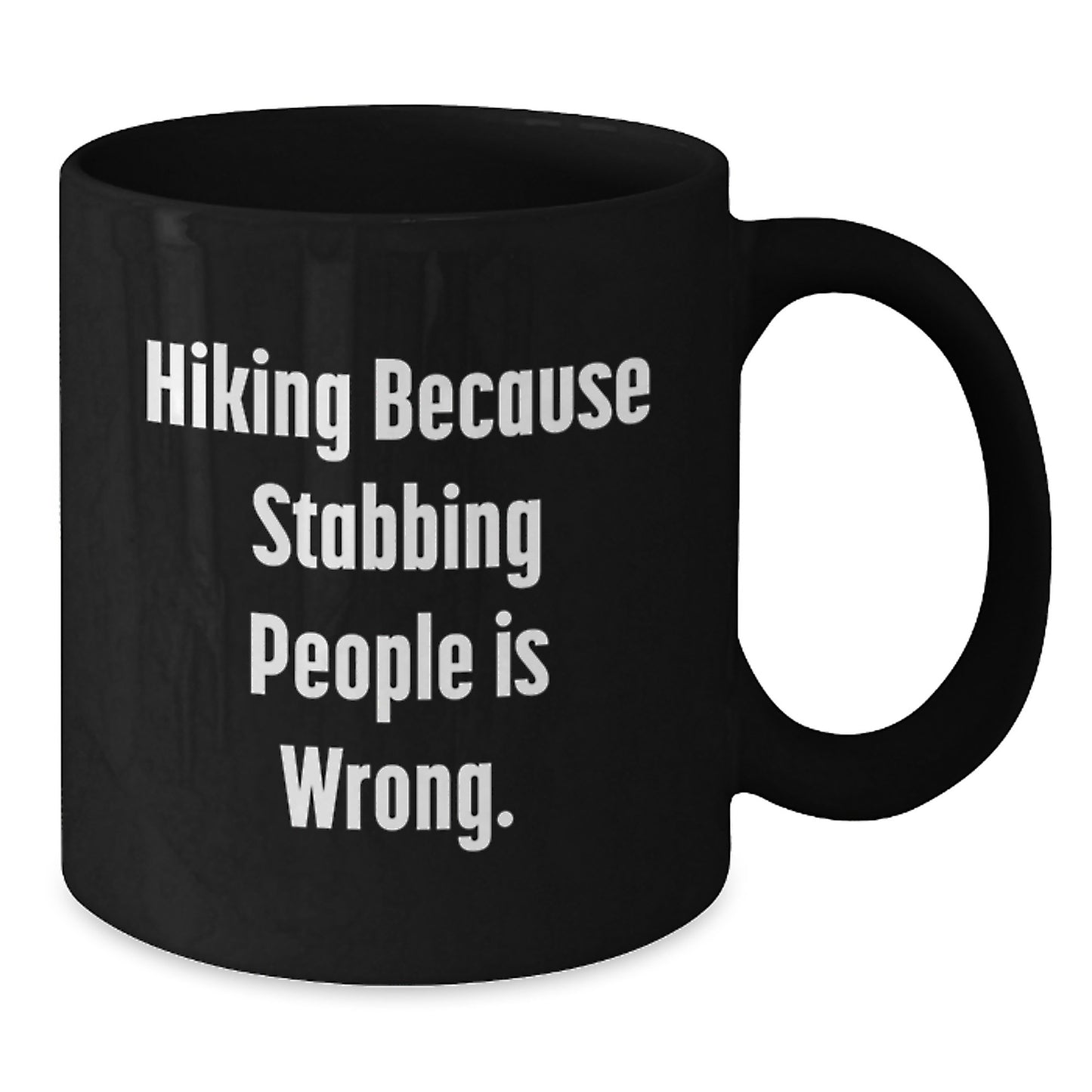 Funny Hiking Gifts for Men, Women, Friends, Coworkers, Family - Hiking Black Coffee Mug, Birthday Unique Gifts from Family, Friends, Coworkers, Men, Women - Additional