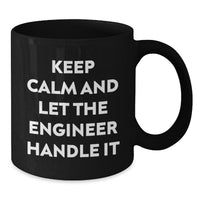 Load image into Gallery viewer, Funny Engineer Gifts from Men to Women Black Coffee Mugs - Valentine's Unique - Additional

