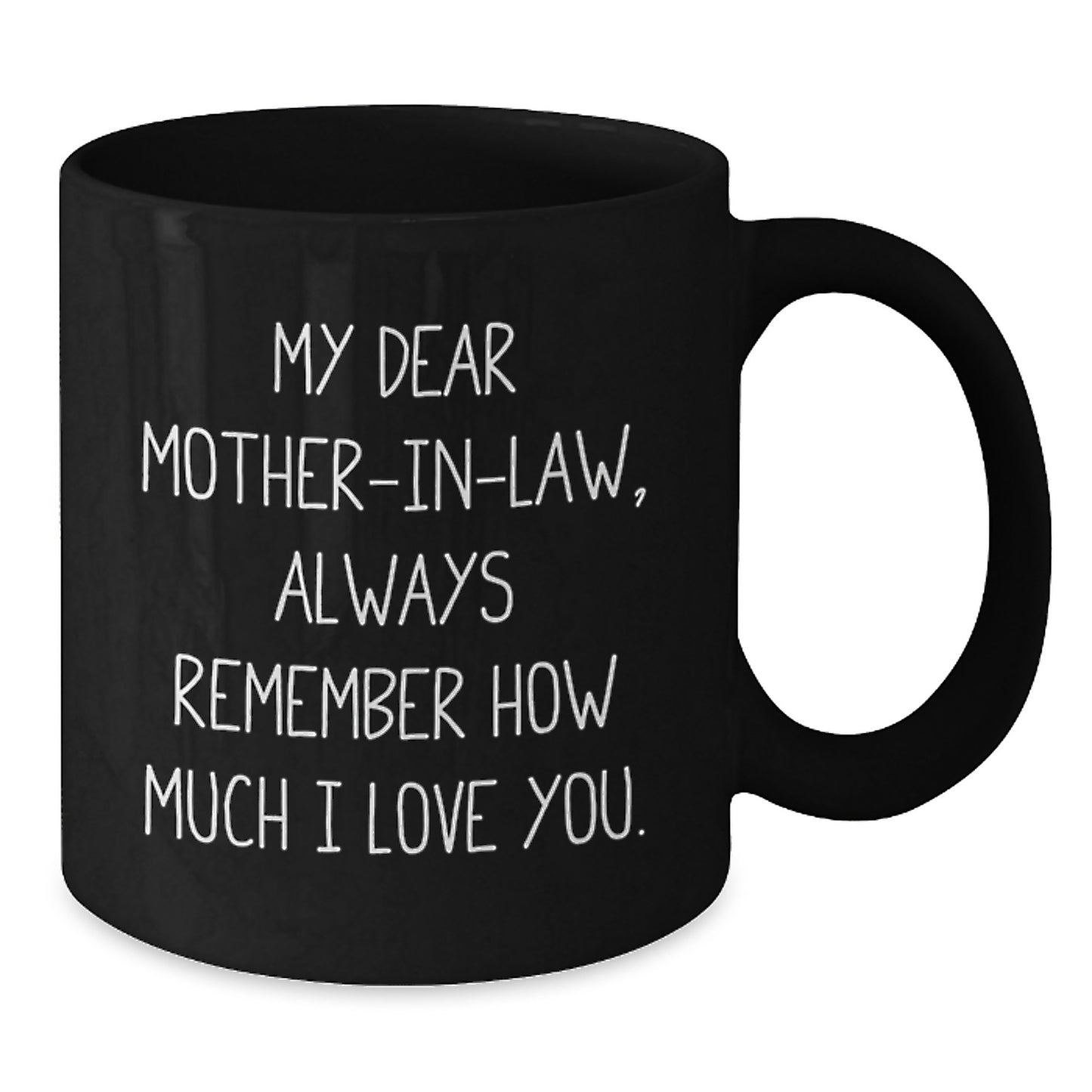 Funny Mom-in-law Quotes Black Coffee Mug, Gifts from Women to Mom-in-law for Father's Day Unique Gifts - Additional