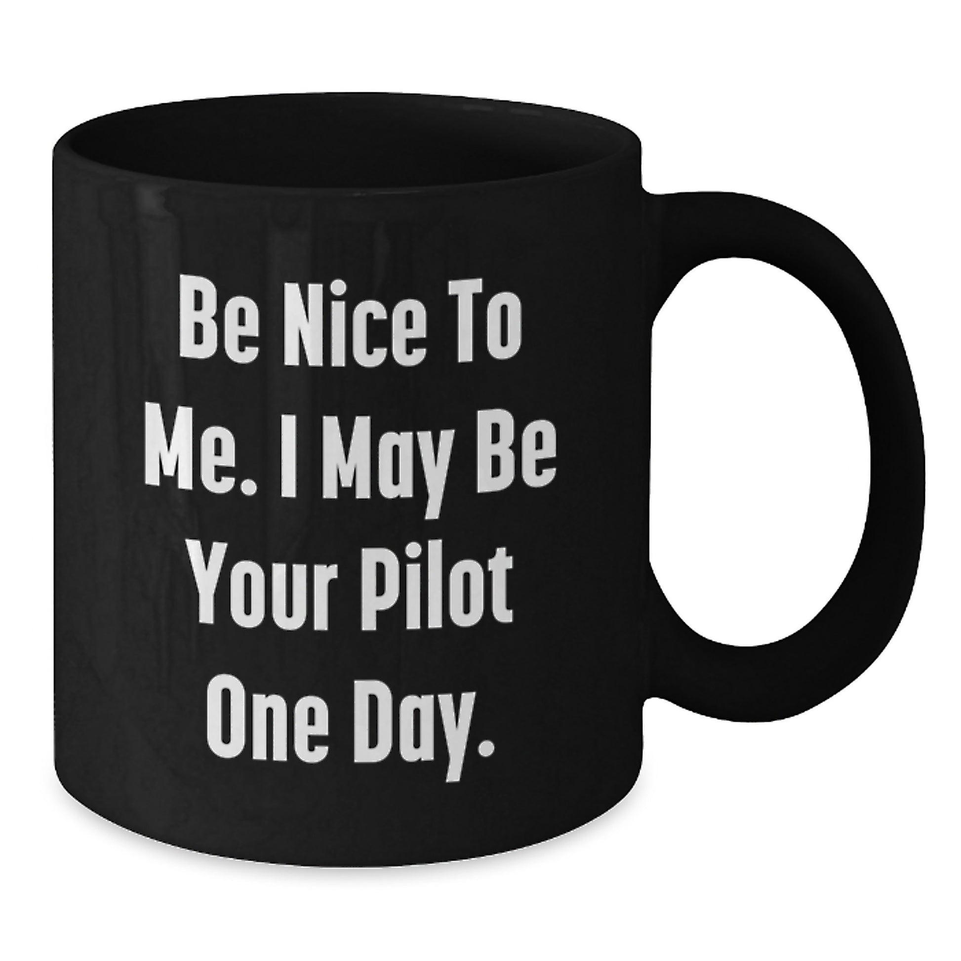 Pilot Gifts Funny Mugs Inspirational Quote Be Nice To Me Birthday Unique Gifts from Friends for Men Women - Additional