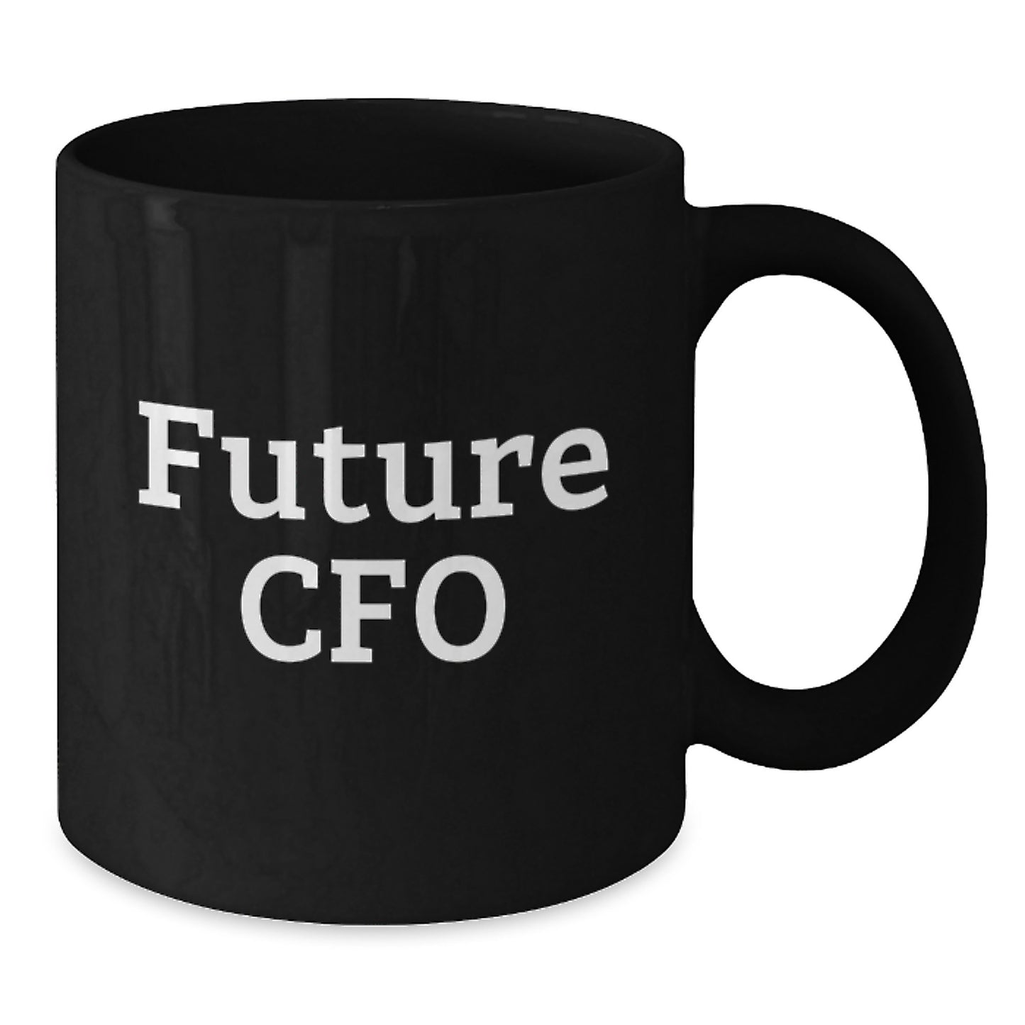 Future CFO Funny Quote Black Coffee Mug Gifts for CFO Friends Family, Graduation Unique Gifts from Friends, Funny Quote Black Coffee Mug for CFO Men Women - Additional