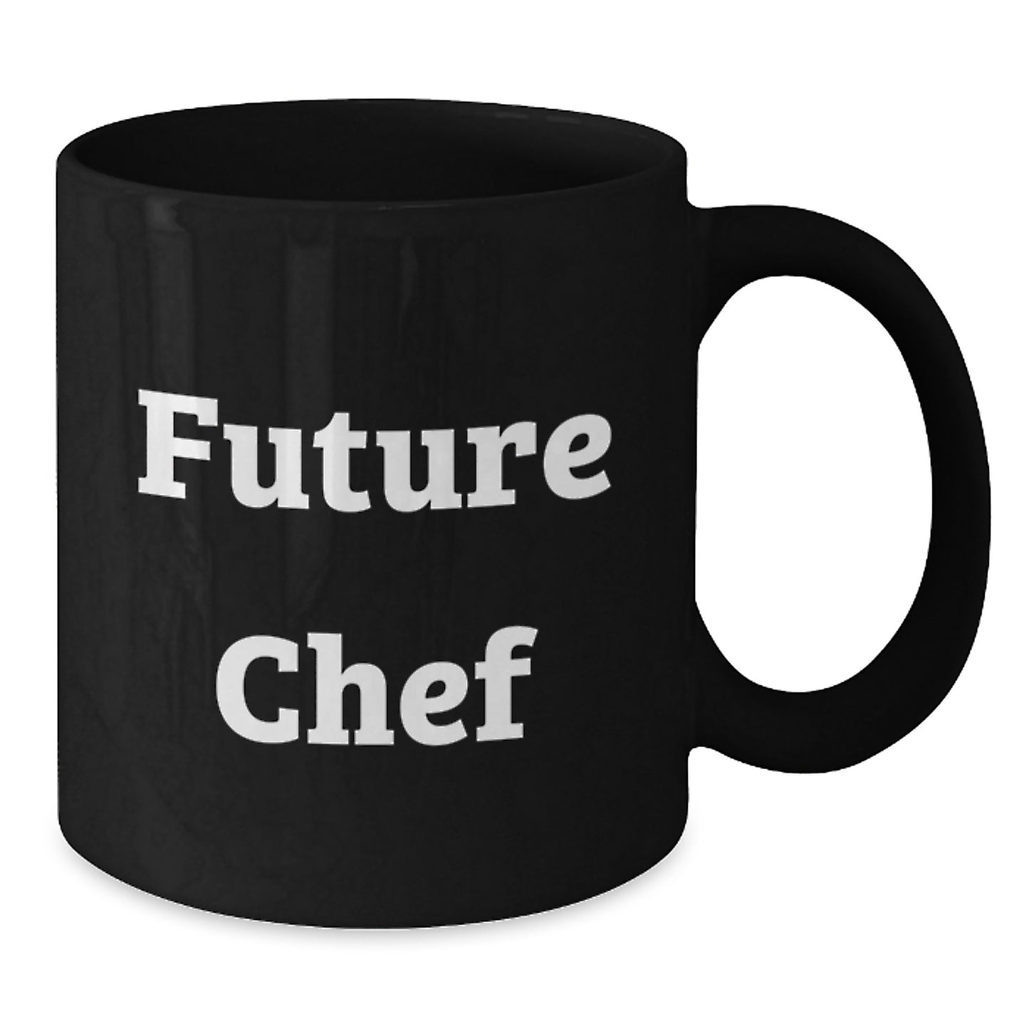 Funny Future Chef Gifts for Men, Black Coffee Mug, Inspirational Quote, Graduation Unique Gifts from Mom, Dad, Family, Friends - Additional