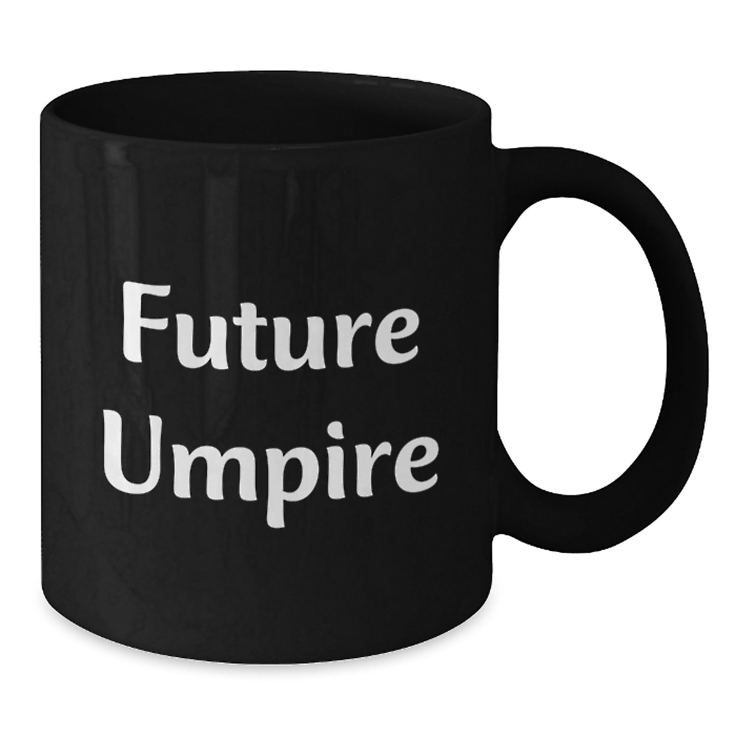 Funny Umpire Gifts for Him from Friends - Black Coffee Mug - Future Umpire Graduation Unique Gifts - Additional