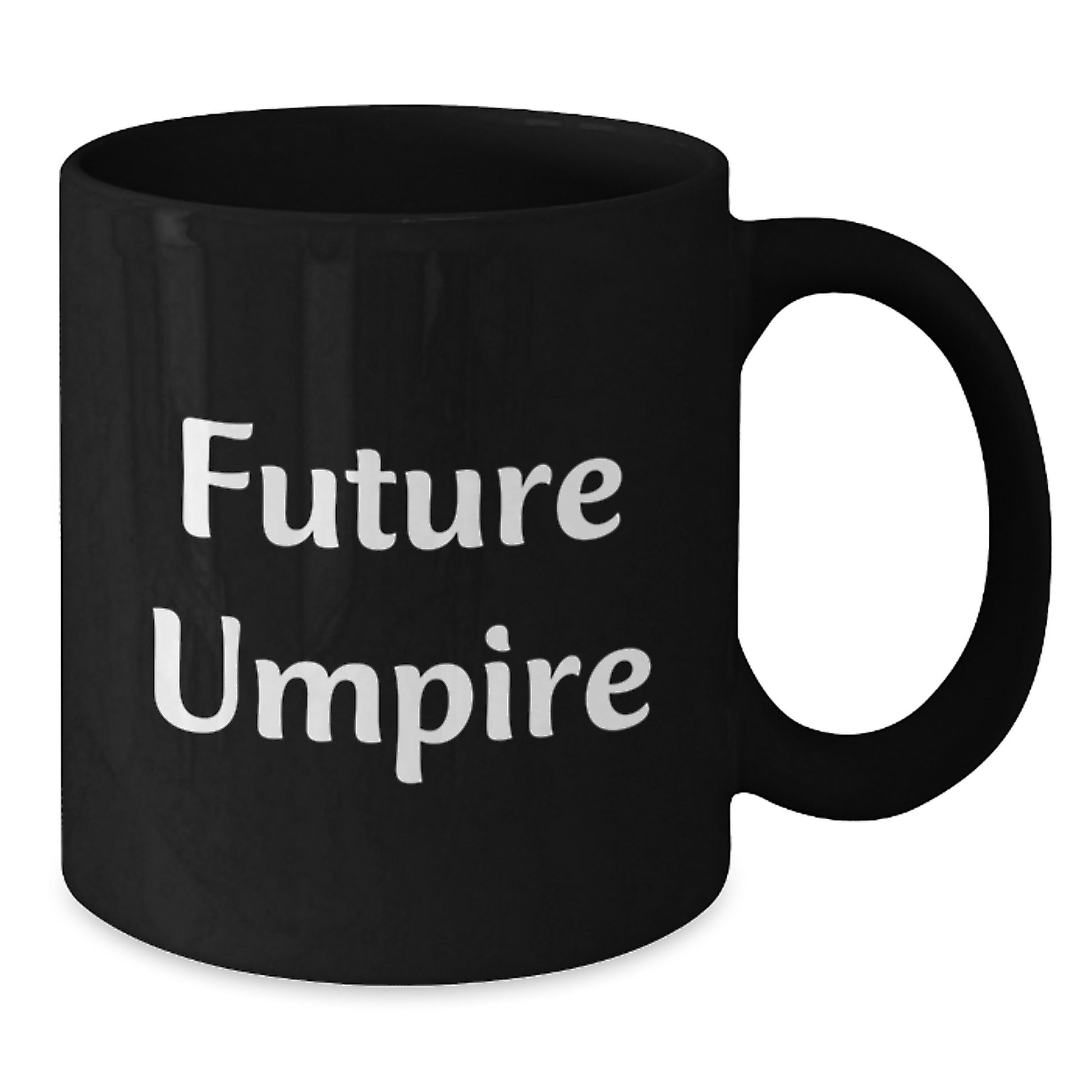 Funny Umpire Gifts for Him from Friends - Black Coffee Mug - Future Umpire Graduation Unique Gifts - Additional