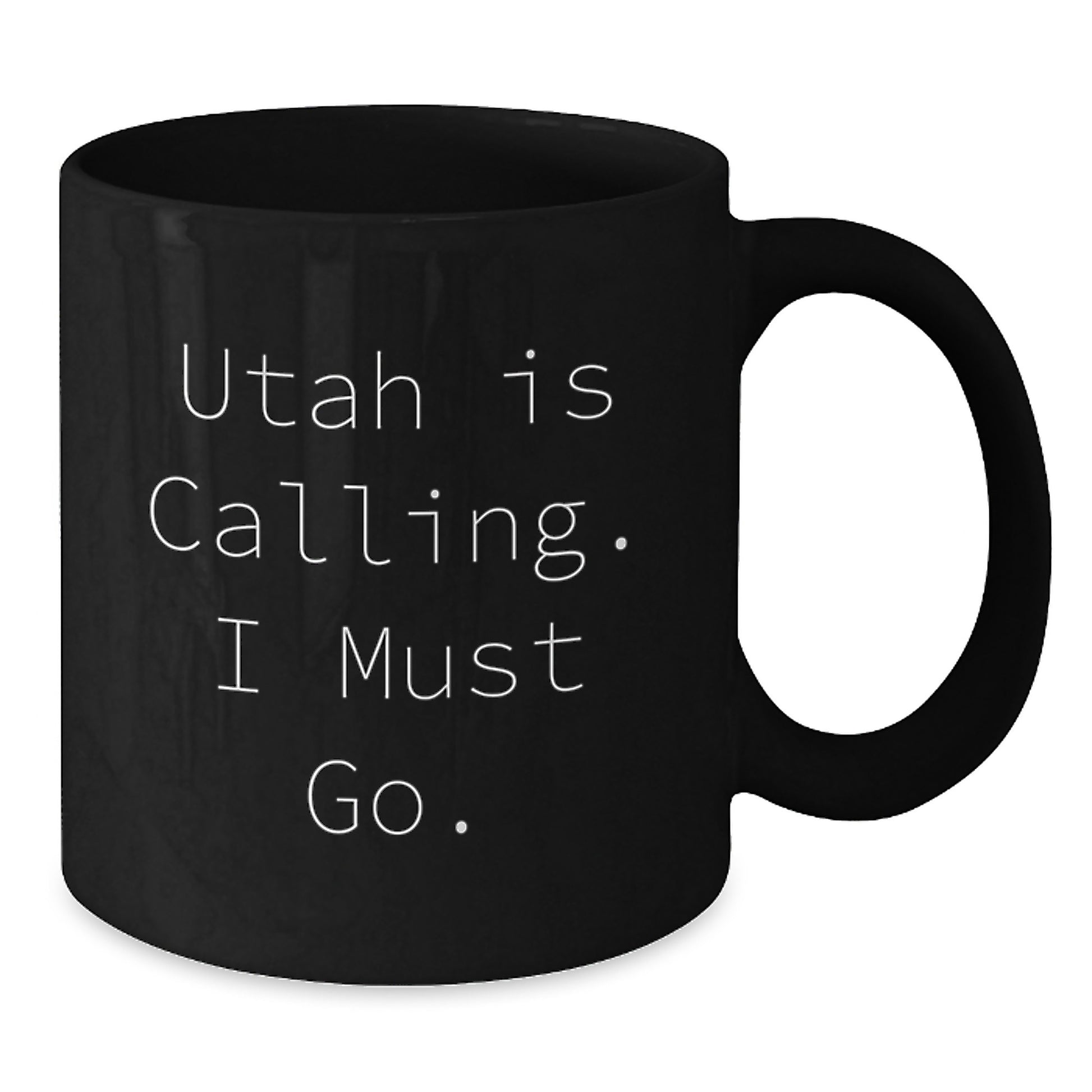 Utah Is Calling Gifts for Men and Women, Funny Black Coffee Mugs, Valentine's Unique - Additional