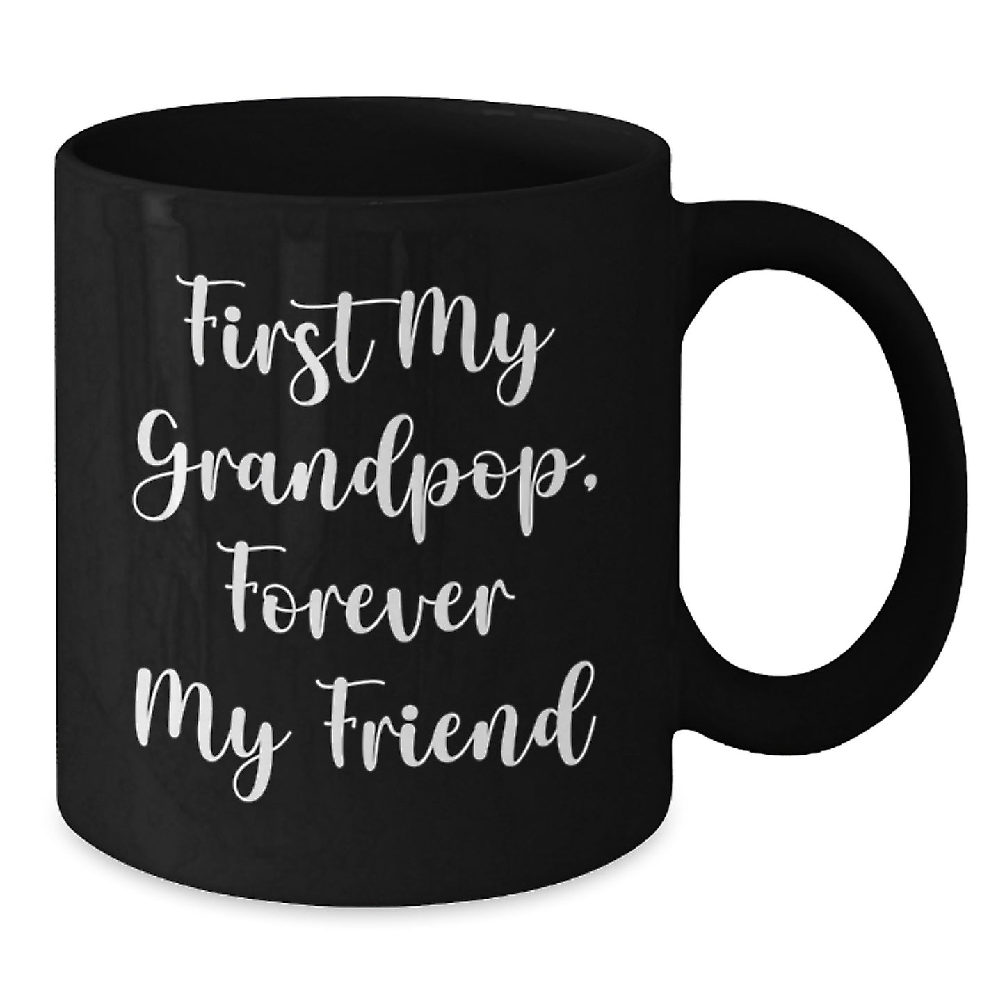 Grandpop Inspiration Funny Black Coffee Mug Gifts from Family for Graduation Unique - Additional