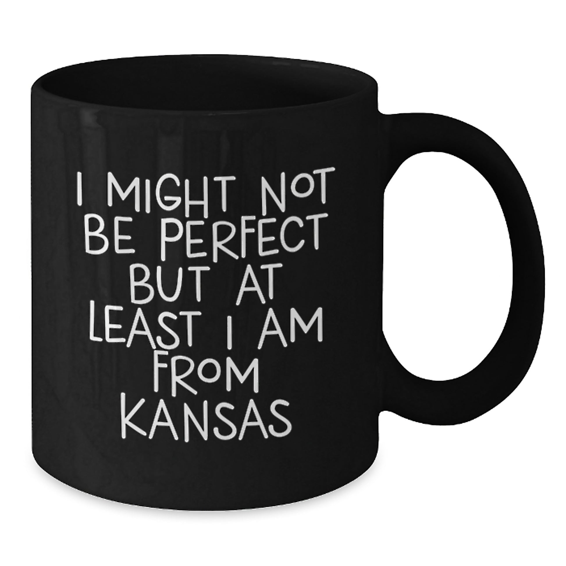 Kansas Black Coffee Mugs Funny Inspirational Gifts from Friends to Kansas Men, Women, and Family, Perfect Graduation Unique Presents - Additional