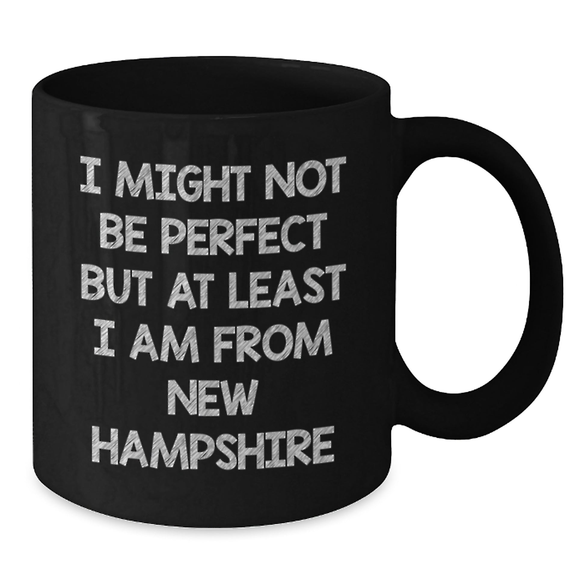 Funny Gifts from New Hampshire for Men and Women, New Hampshire Enthusiast Black Coffee Mug, Christmas Unique Gifts Idea - Additional