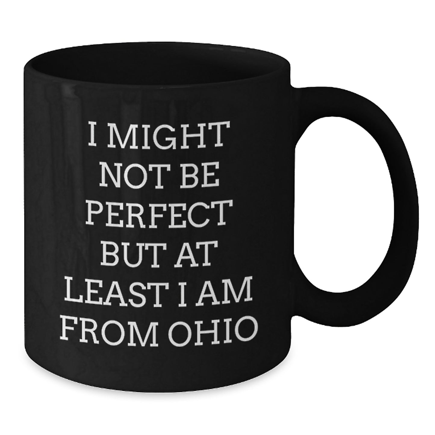 Funny Ohio Gifts for Men from Ohio, Black Coffee Mugs for Ohio Graduation Unique Gifts for Friends - Additional