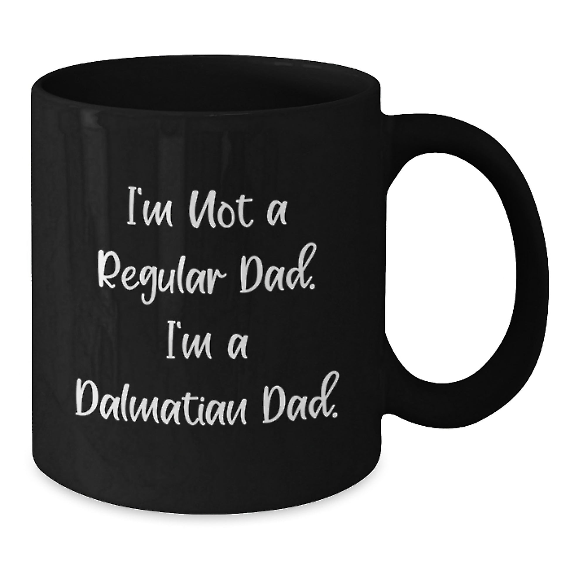 Dalmatian Dad Keepsake Black Coffee Mug for Him Birthday Gift - Additional