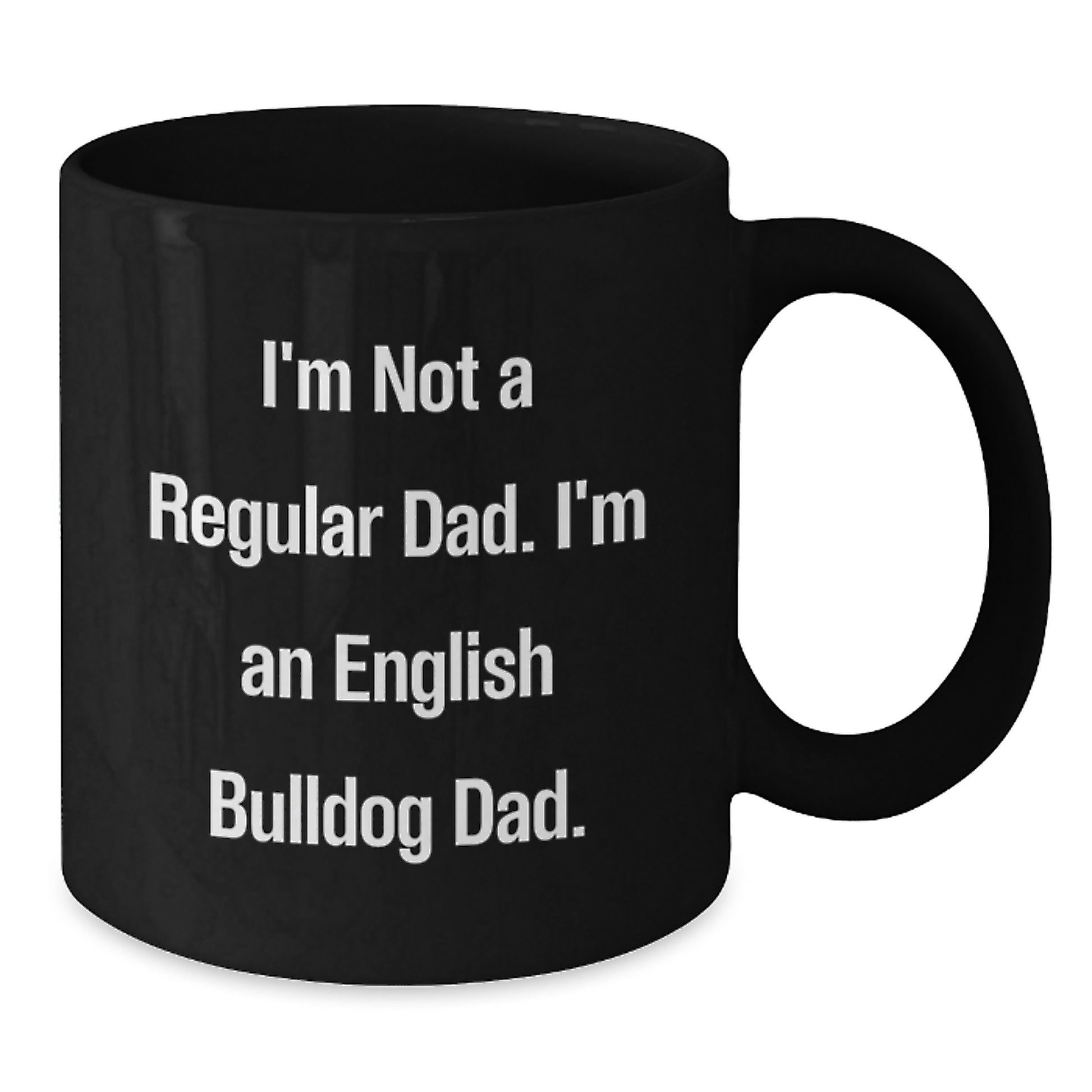 English Bulldog Keepsake Mug for Him Birthday Gift Ceramic 11oz - Additional