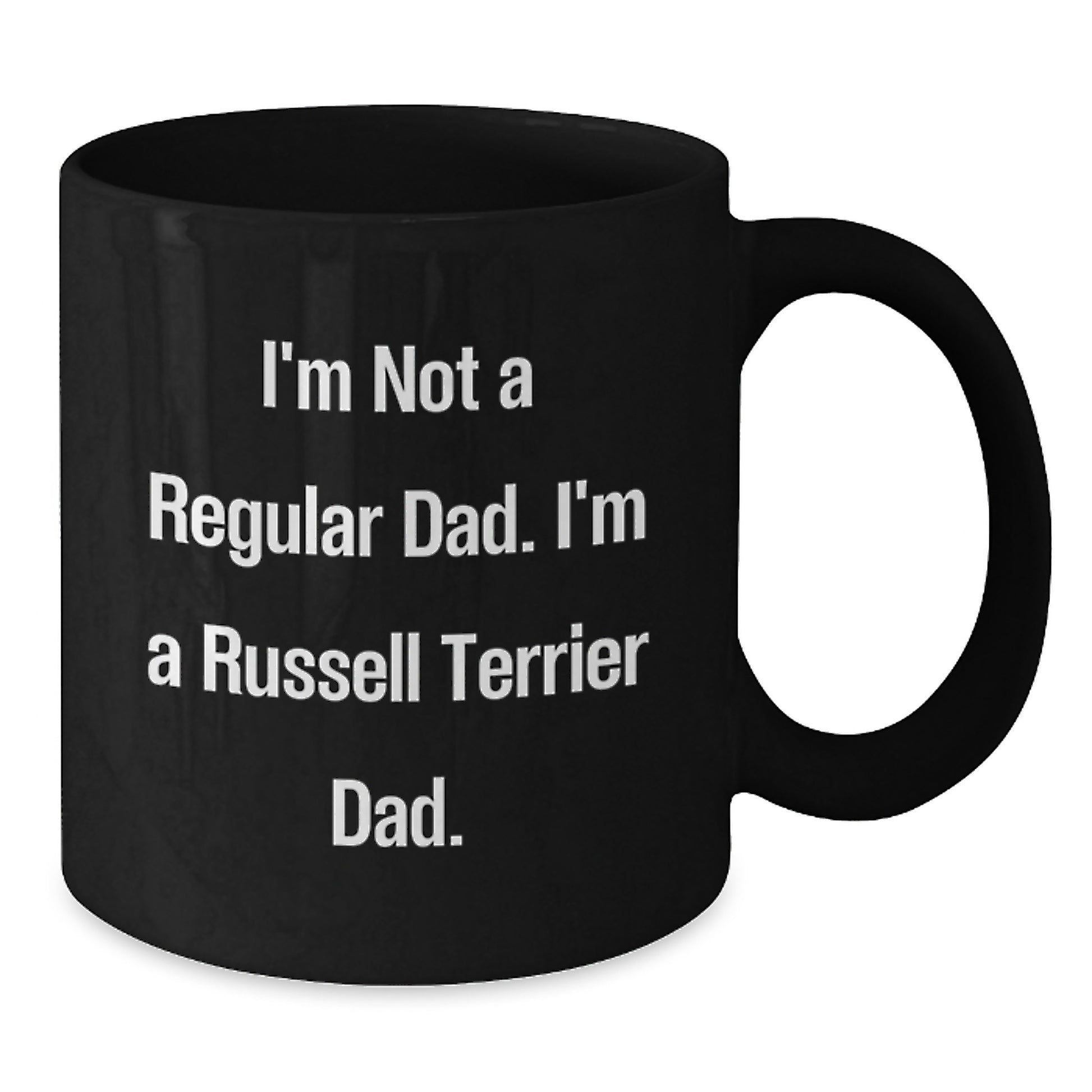 Russell Terrier Dog Funny Gifts for Dad Russell Terrier Dog Lover Coffee Mug - Gifts from Family - Graduation Unique Mugs for Him - Additional