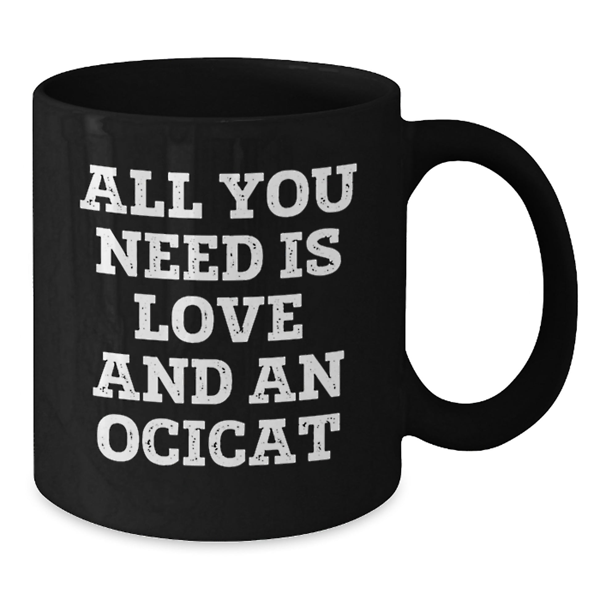Ocicat Lovers Funny Gifts from Friends, Family, Coworkers, Black Coffee Mug for Men, Women, Graduation Unique Gifts for Him, Her - Additional