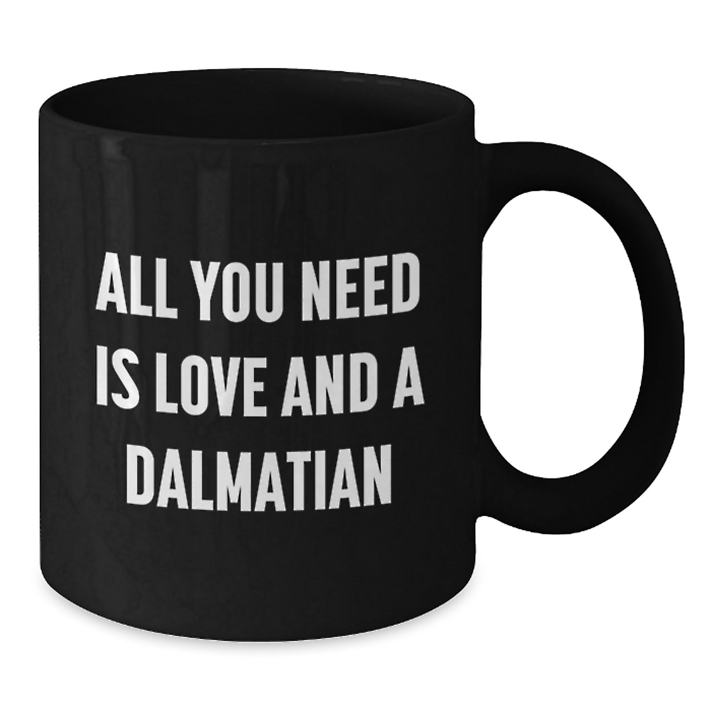Dalmatian Dog Lover Gifts for Friends, Funny Coffee Mug for Graduation, Unique Black Mug from Men - Additional