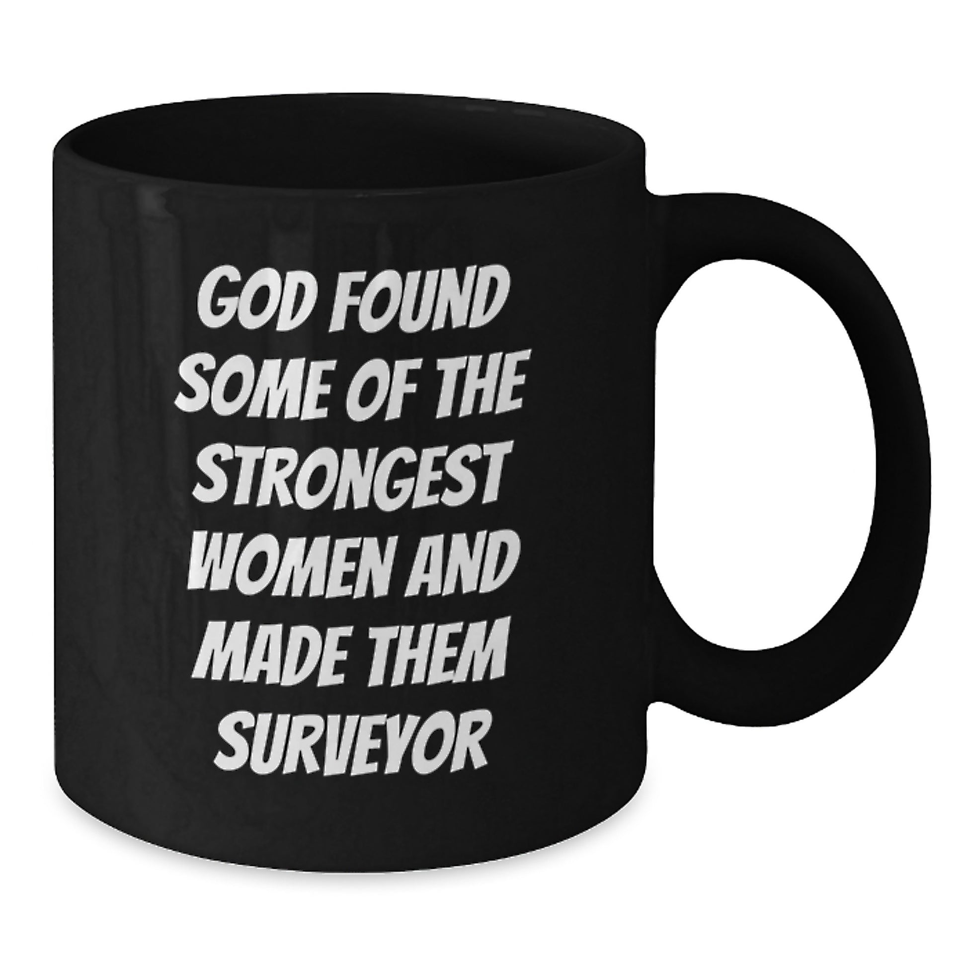 Funny Gifts from Men to Women Surveyor - Black Coffee Mug for Surveyor Day, Christmas Unique Gifts - Additional