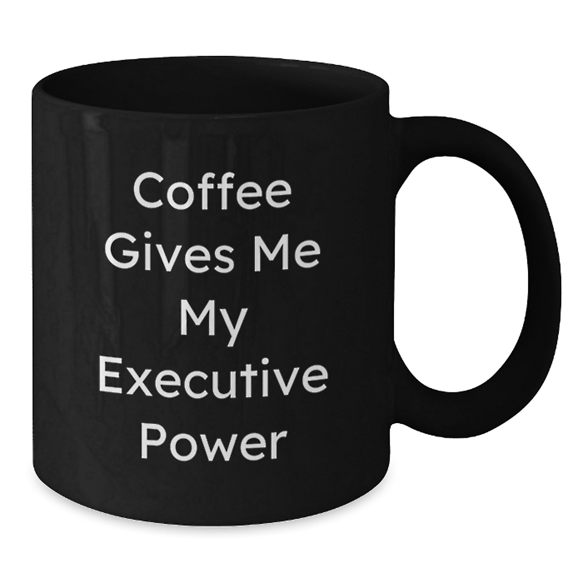 Funny Executive Gifts, Black Coffee Mug for Men, Unique Graduation Gifts from Friends to Executive - Additional