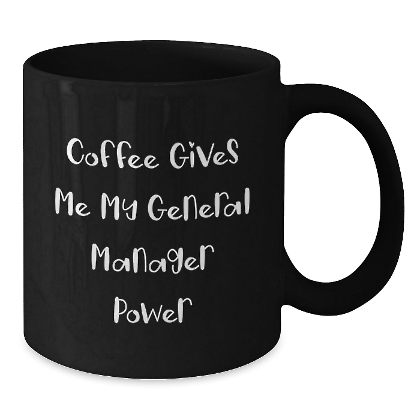 General Manager Keepsake Black Coffee Mug for Him Birthday Gift - Additional