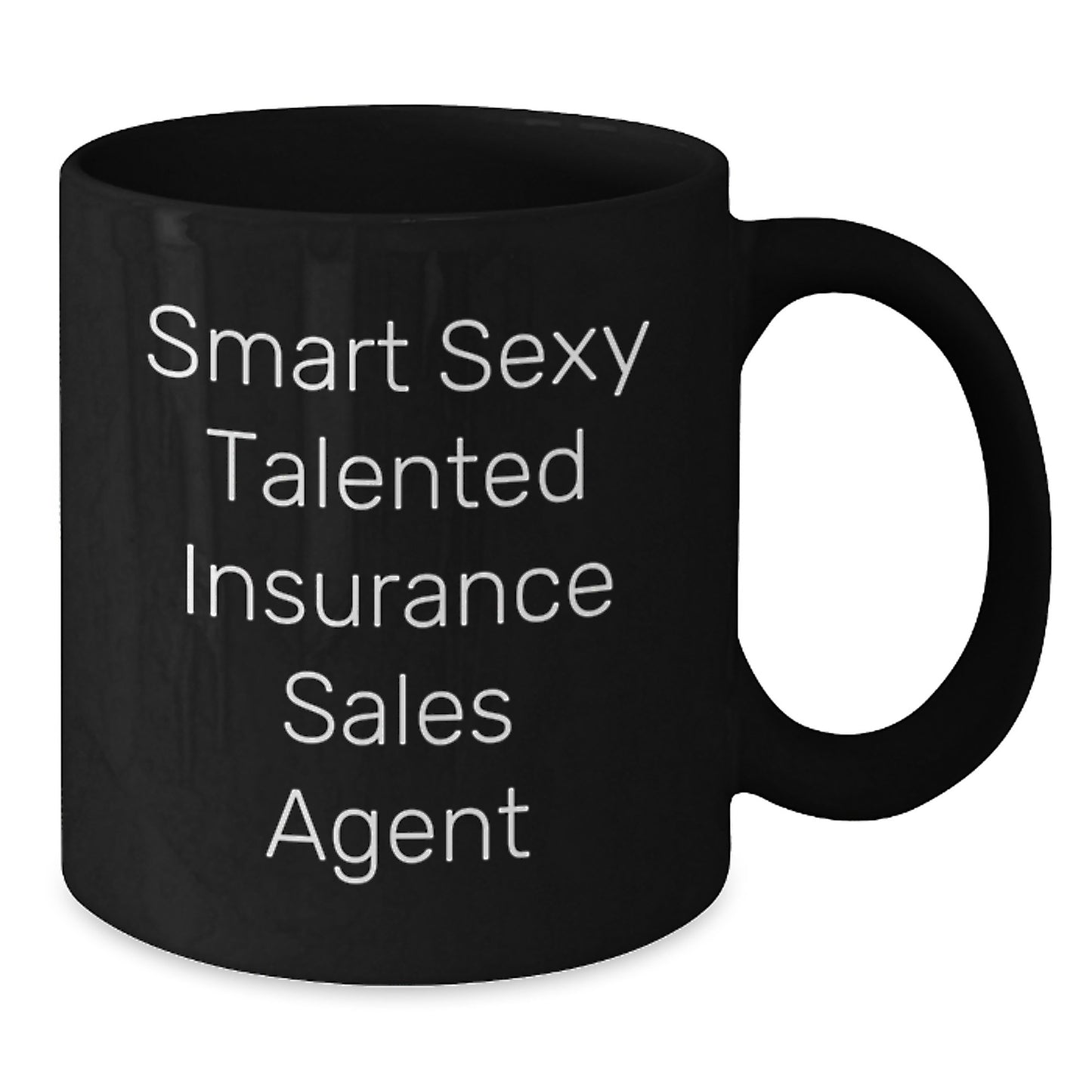 Funny Gifts from Men to Insurance Sales Agent Graduation Unique Presents Black Coffee Mug - Additional