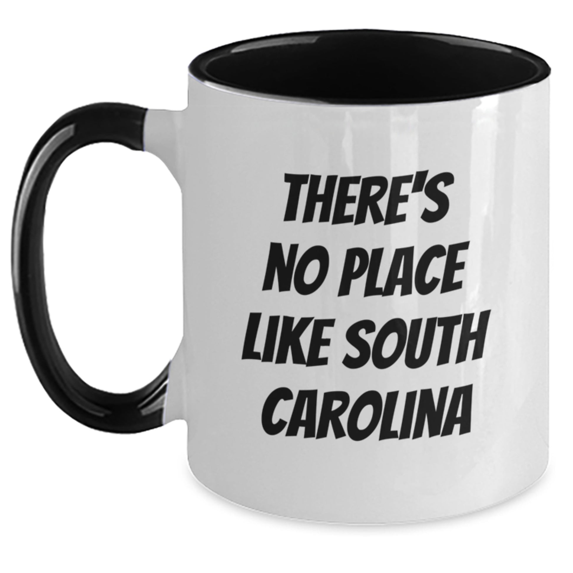 Funny South Carolina Two Tone Coffee Mug Gifts from Friends, Family to Men, Women Graduates - Main