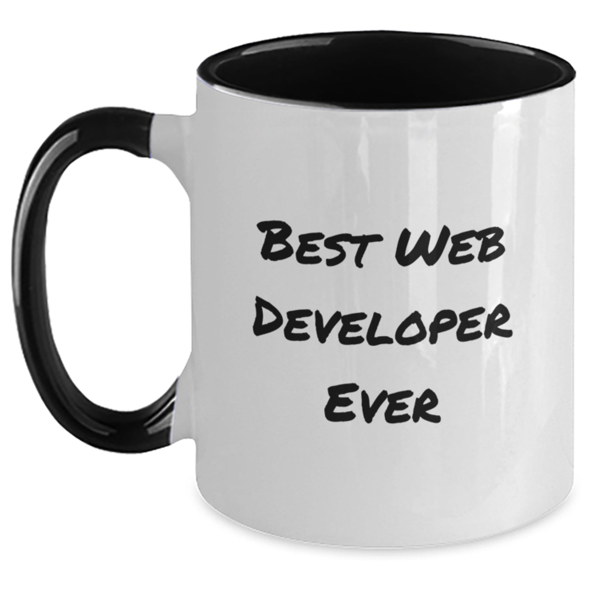 Web Developer Keepsake Two Tone Coffee Mug Birthday Gift for Him - Main