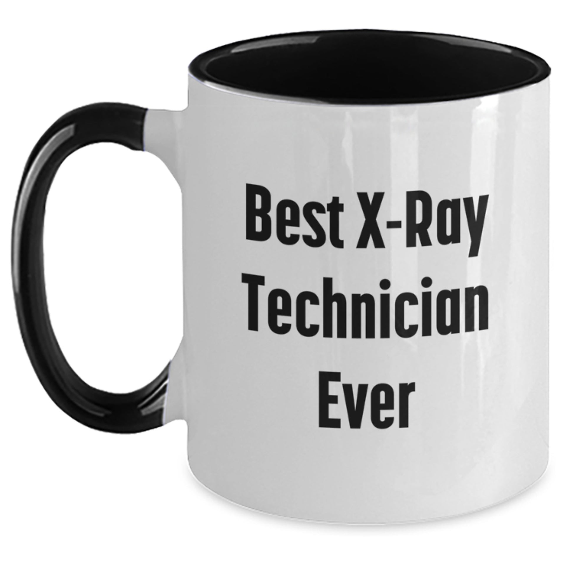 Birthday Gift Best X-ray Technician Ever Two Tone Mug for Her Present - Main