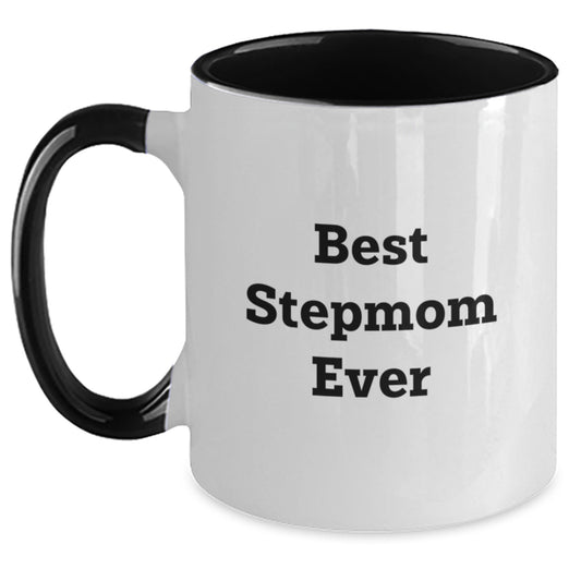 Best Stepmom Ever Keepsake Mug for Him Birthday Gift Black & White - Main