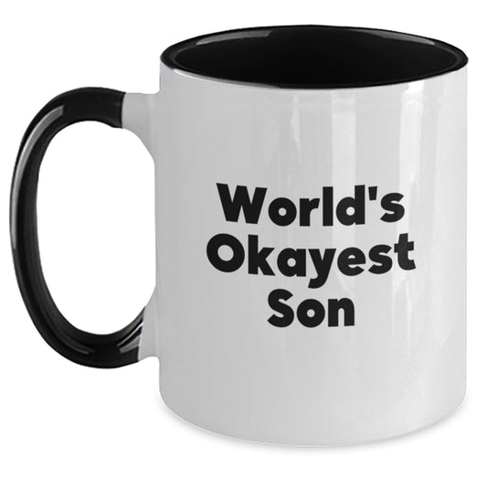 Funny World's Okayest Son Gifts for Son from Family on Mother's Day - Main