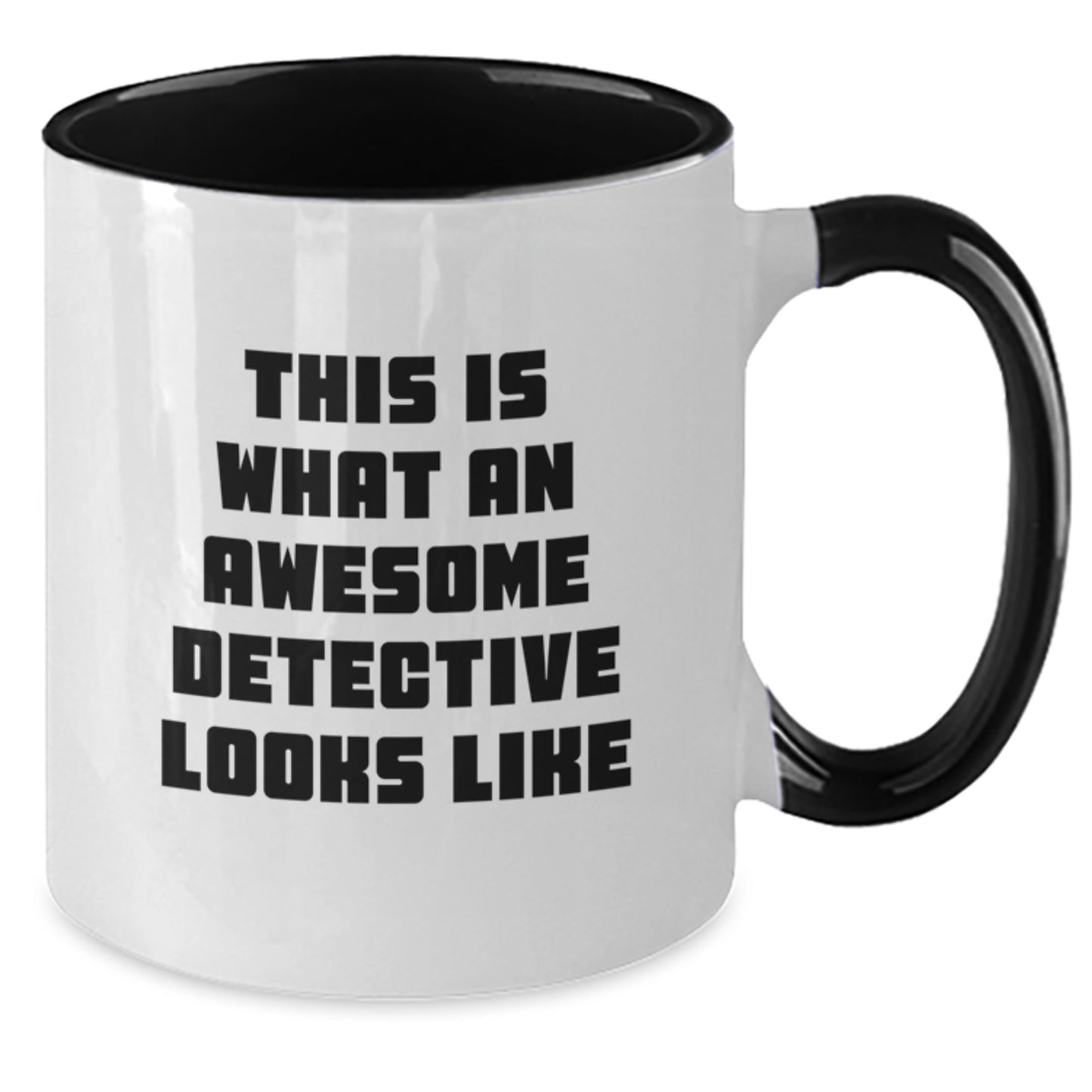 Birthday Gift for Her Detective Two Tone Coffee Mug Classic Present - Additional