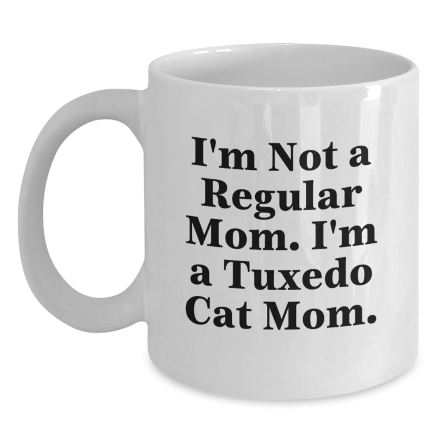 Tuxedo Cat Mom Funny Mugs Gifts from Friends for Graduation Unique Presents - Main