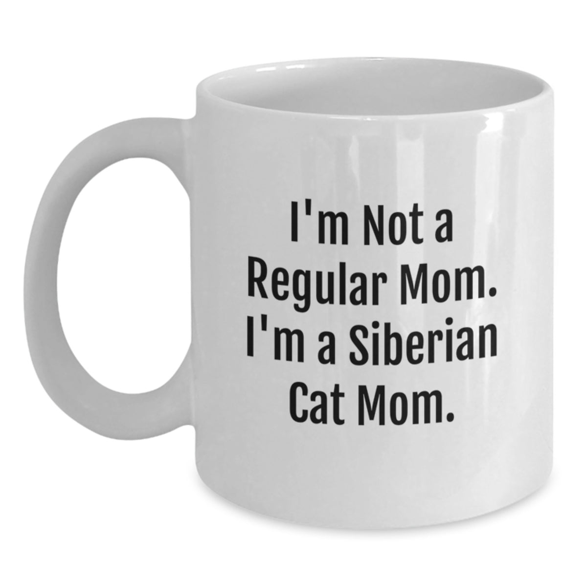 Funny Siberian Cat Mom Gifts from Friends to Family for White Coffee Mug Christmas Unique Presents - Main