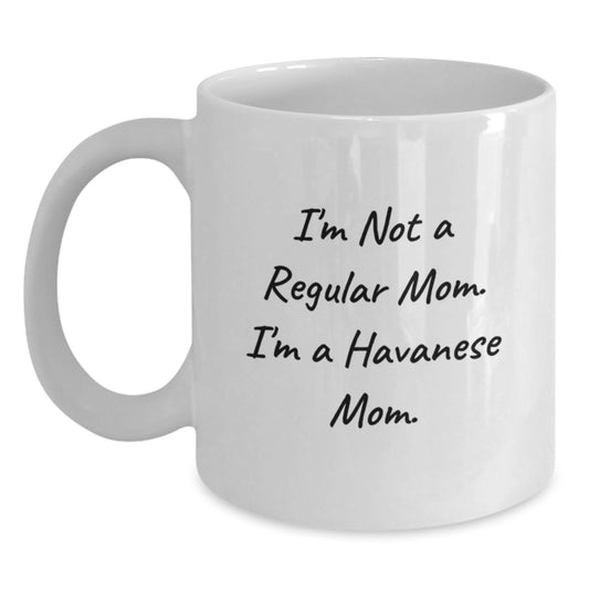Funny Havanese Dog Mom Gifts for Graduation - White Coffee Mug - Cute Havanese Mom, Havanese Dog Lover, Graduation Unique Gifts from Friends - Main