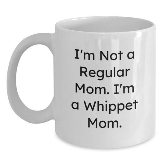 Whippet Dog Mom Gifts from Men Women Friends Coworkers Family - Funny White Coffee Mug for Valentine's - Main