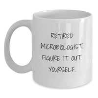 Load image into Gallery viewer, Funny Microbiologist Gifts for Men, White Coffee Mugs from Friends, Best Christmas Unique Gifts for Him - Main
