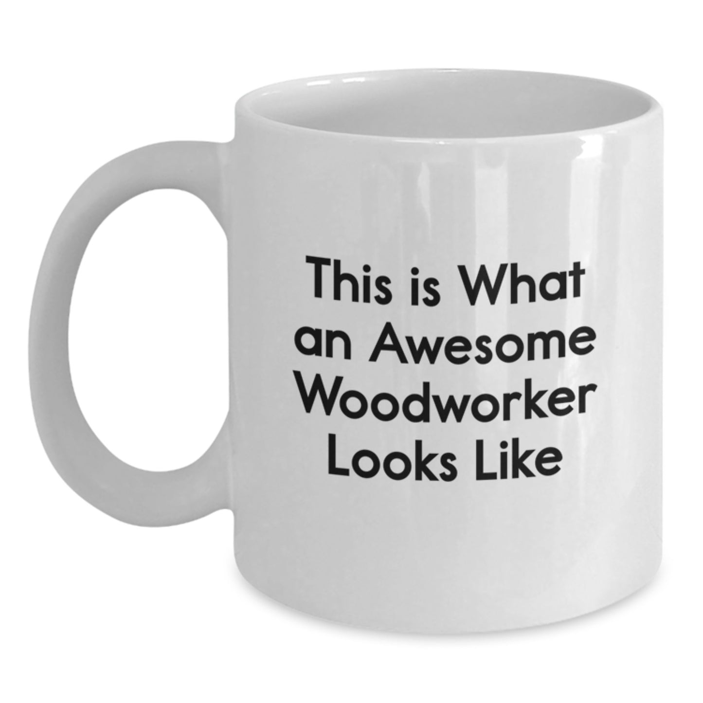 Woodworker Keepsake Mug for Him – Birthday Gift, White Ceramic 11oz - Main