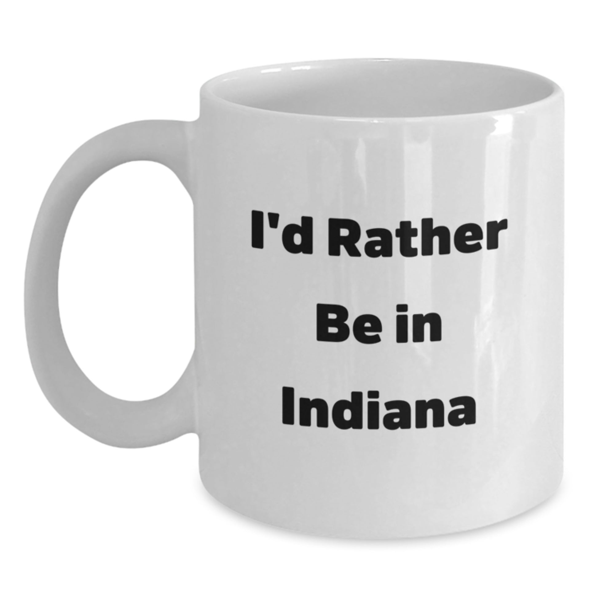 Indiana Keepsake White Coffee Mug for Him Birthday Gift - Main