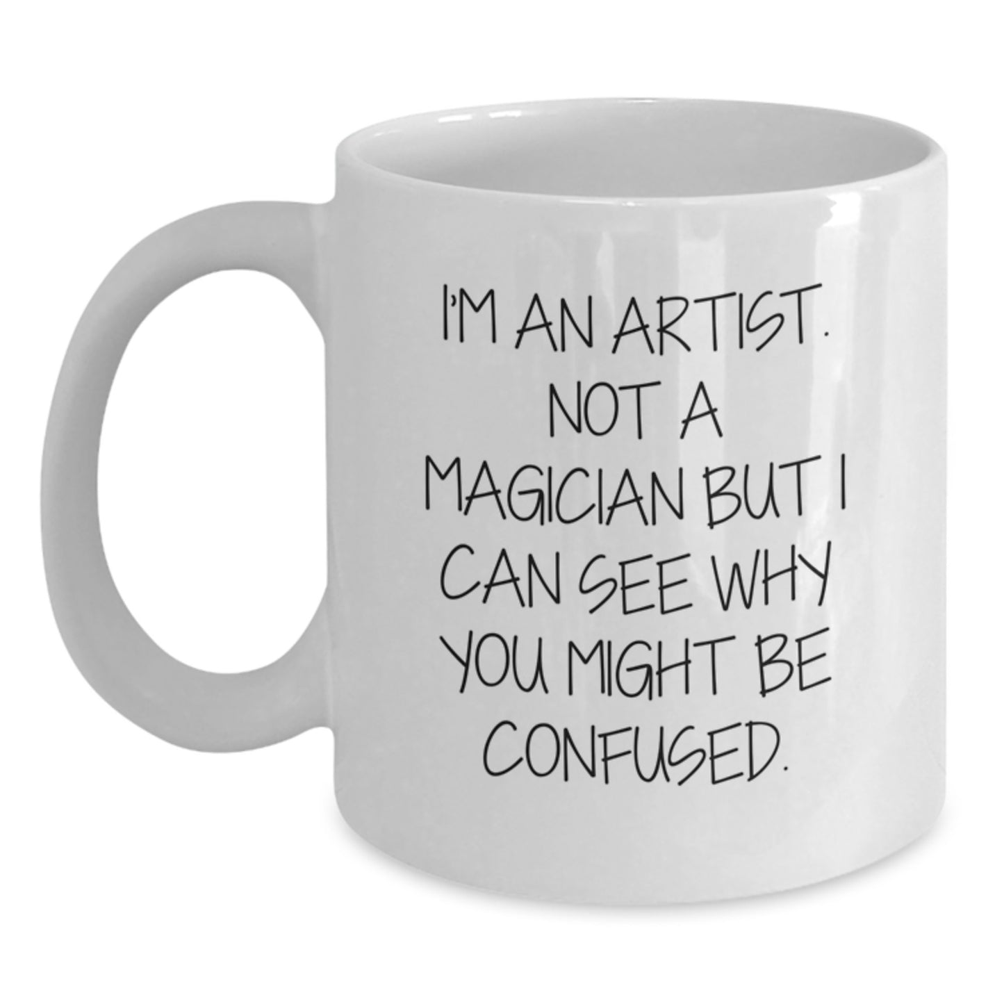 Artist Keepsake Ceramic White Coffee Mug for Him Birthday Gift - Main
