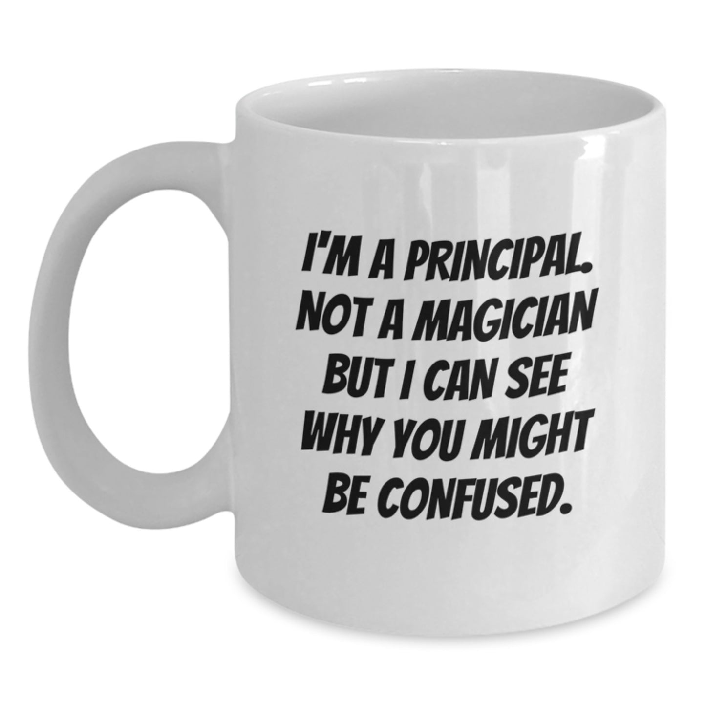 Principal Keepsake White Ceramic 11oz Coffee Mug for Him Birthday Gift - Main