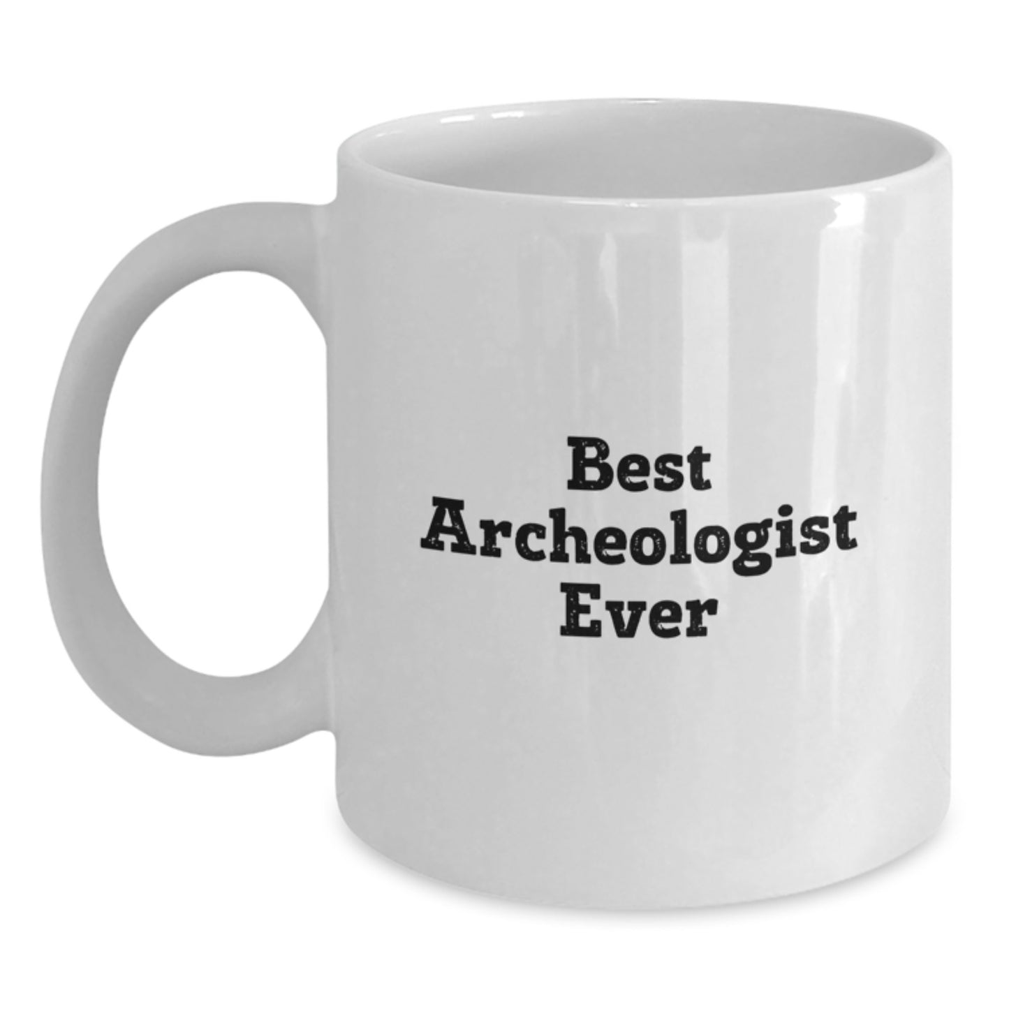 Archeologist Keepsake White Coffee Mug Birthday Gift for Him - Main