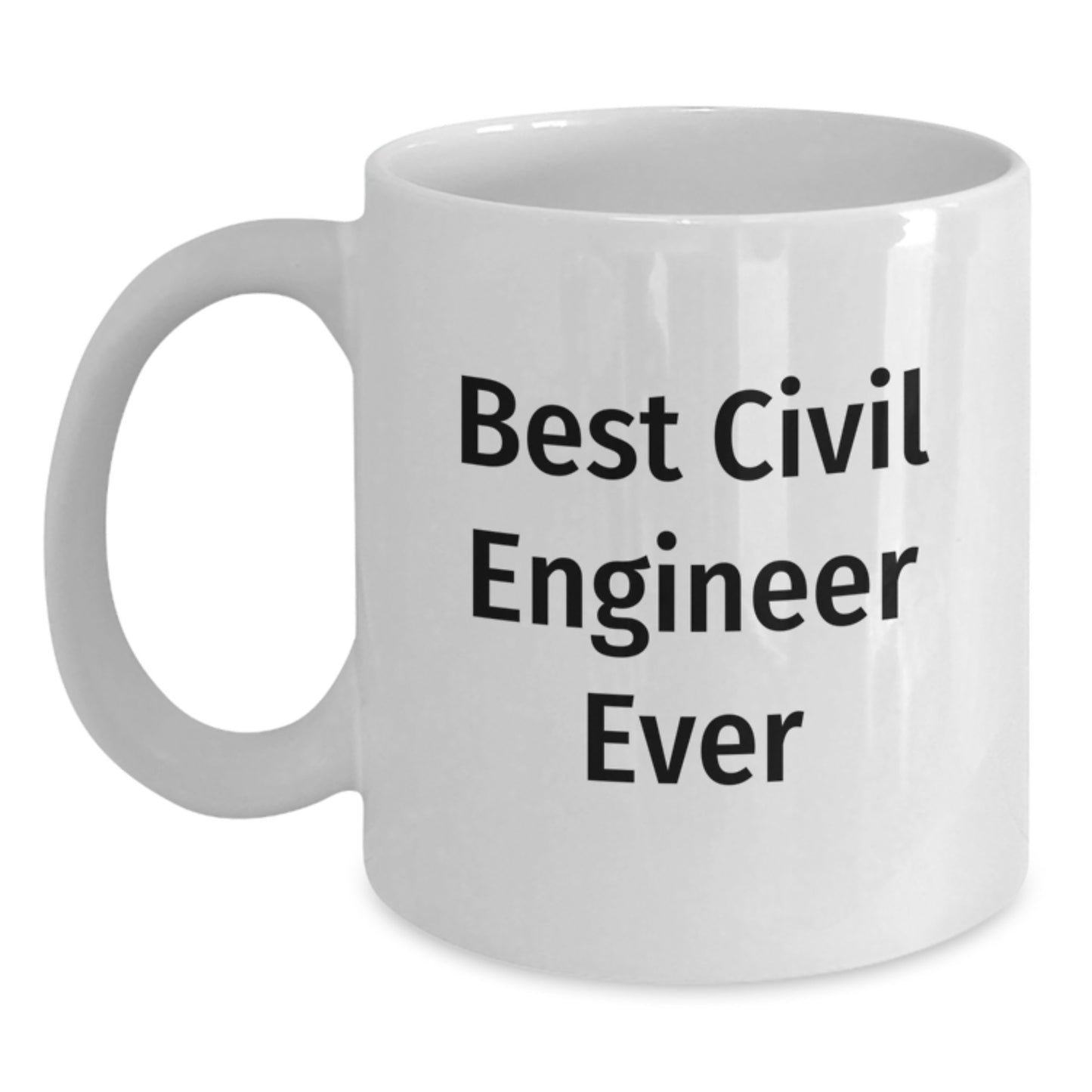 Civil Engineer Keepsake White Coffee Mug for Him Birthday Gift - Main